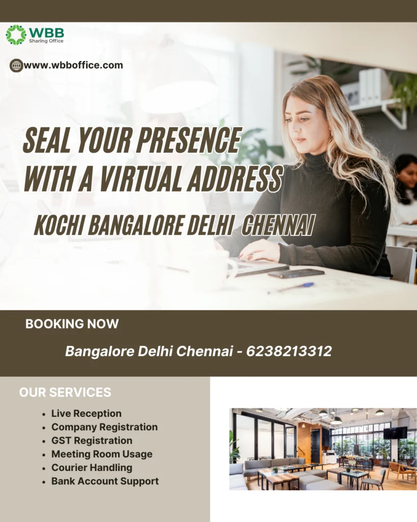How Virtual Offices in Bangalore Support GST and Business Registration